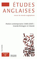 Etudes anglaises, no 60/3, 2007